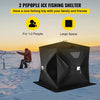 2 - 3 Person Ice Fishing Shelter, Pop - Up Portable Insulated Ice Fishing Tent, Waterproof Oxford Fabric - DaveT store