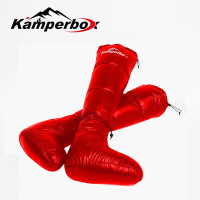 Camping Down Socks Down Boots Sleeping Bag Socks Down Boots Camping Sleep Boots Kamperbox Sleeping Bag Down Boots - DaveT store