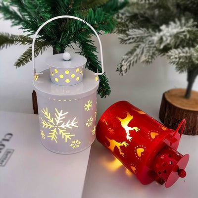 Christmas Candle Lights LED Small Lanterns Wind Lights Electronic Candles Nordic Style Creative Holiday Decoration Decorations - DaveT store