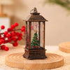 Christmas Portable Oil Lamp Santa Claus LED Night Lights Battery Powered Indoor Outdoor Hanging Lanterns Festive Party Decoration - DaveT store