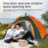 Double Camping Beach Tent Outdoor Thickened Sun Block Rain - proof One Window Automatic Tent - DaveT store