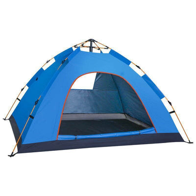 Double Camping Beach Tent Outdoor Thickened Sun Block Rain - proof One Window Automatic Tent - DaveT store