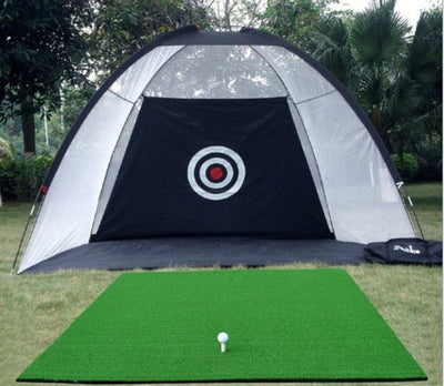 Golf Practice Net Tent Golf Hitting Cage Garden Grassland Practice Tent Golf Training Equipment Mesh Outdoor - DaveT store