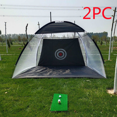 Golf Practice Net Tent Golf Hitting Cage Garden Grassland Practice Tent Golf Training Equipment Mesh Outdoor - DaveT store