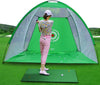 Golf Practice Net Tent Golf Hitting Cage Garden Grassland Practice Tent Golf Training Equipment Mesh Outdoor - DaveT store