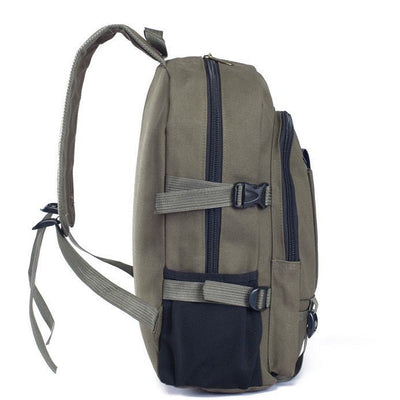 Men's Backpacks Canvas Backpack Student Bags - DaveT store