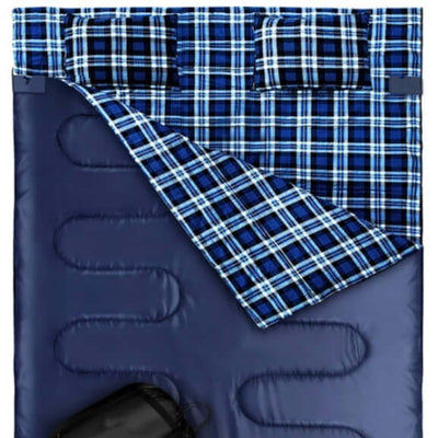 Outdoor Camping Camping Flannel Sleeping Bag Thickened - DaveT store